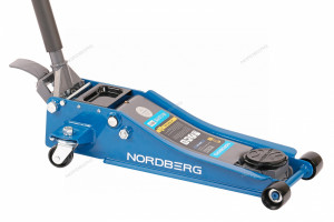 Домкрат подкатной 3 т, супернизкий подхват, педаль NORDBERG N32032 ЦБ-00007113