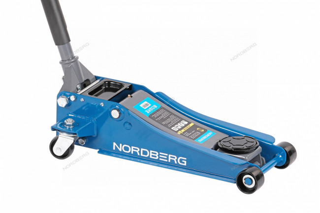 Домкрат подкатной 2,5 т с резиновой насадкой NORDBERG N32025E 01-00004492 Домкрат подкатной 2,5 т с резиновой насадкой NORDBERG N32025E 01-00004492